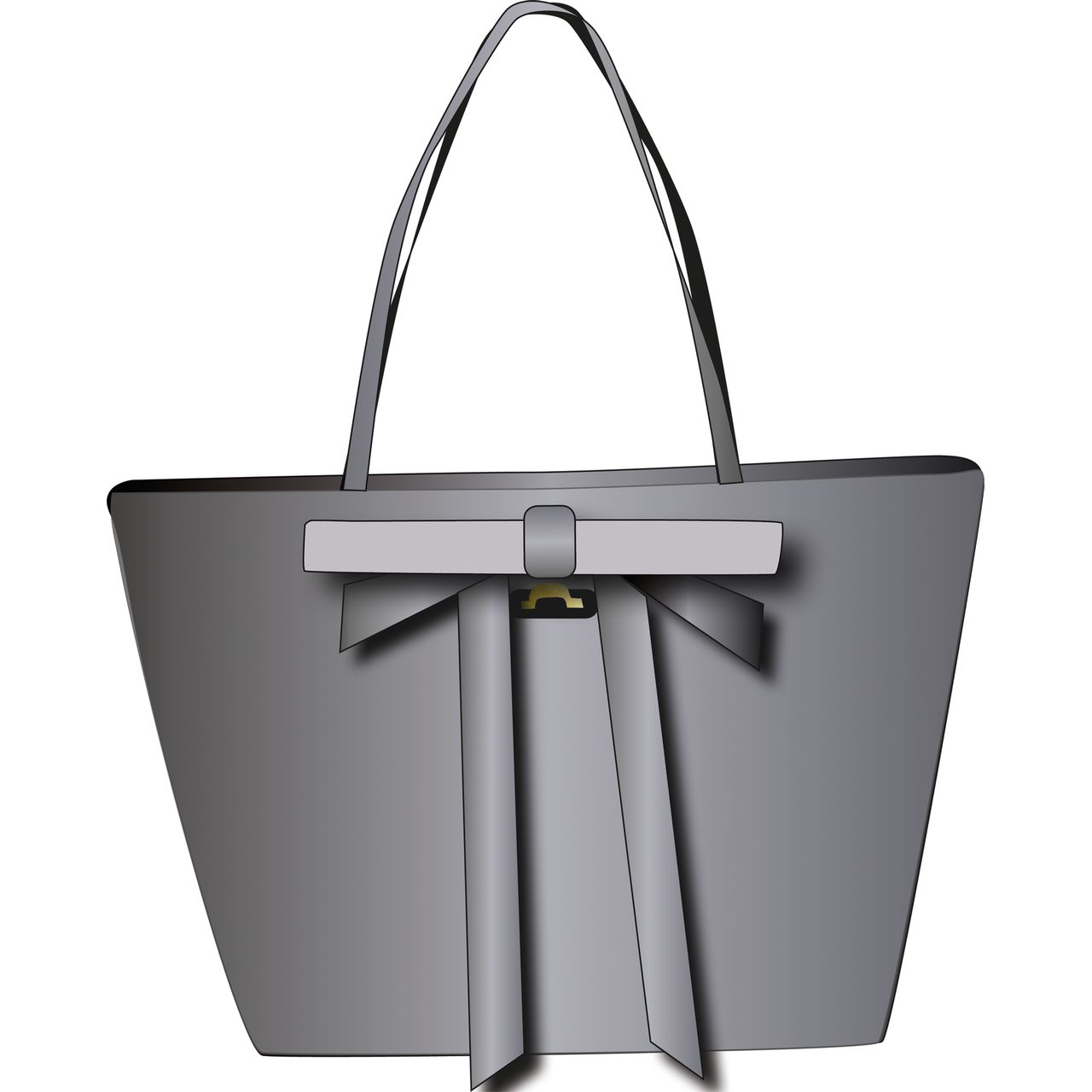 girls golf bag 'BOW MIDI' (grey)