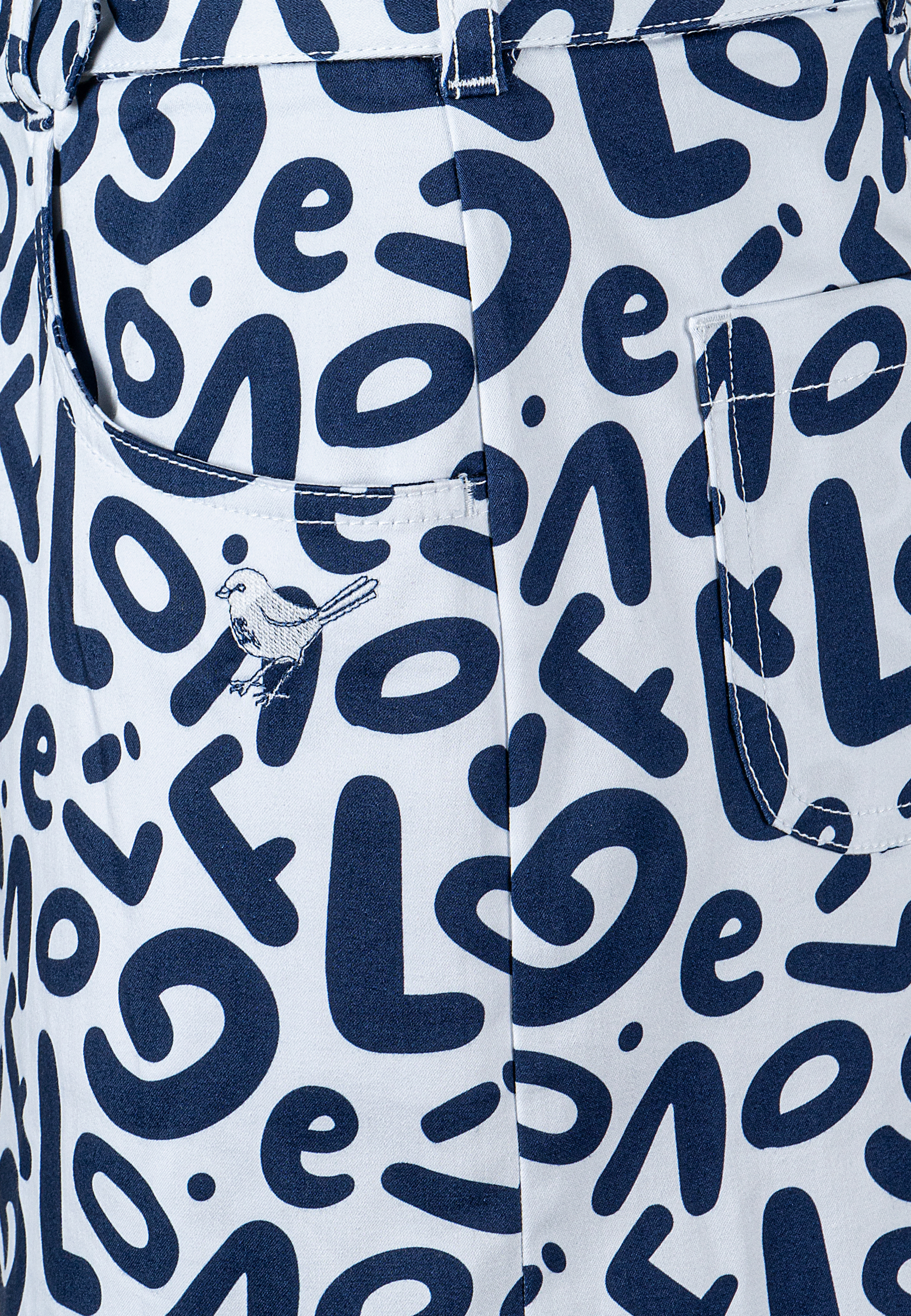 ROMY golf skort CRAZY GAME NAVY