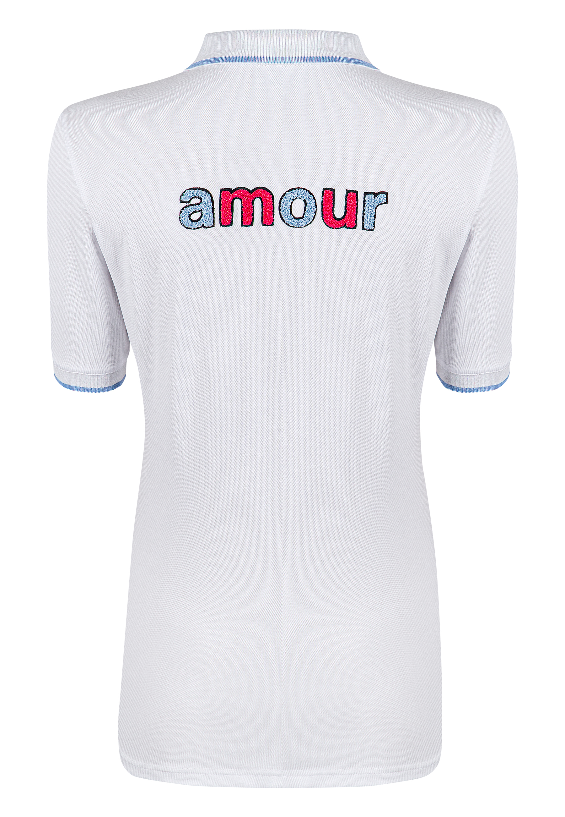 polo 1/2 sleeve  AMOUR BLANC