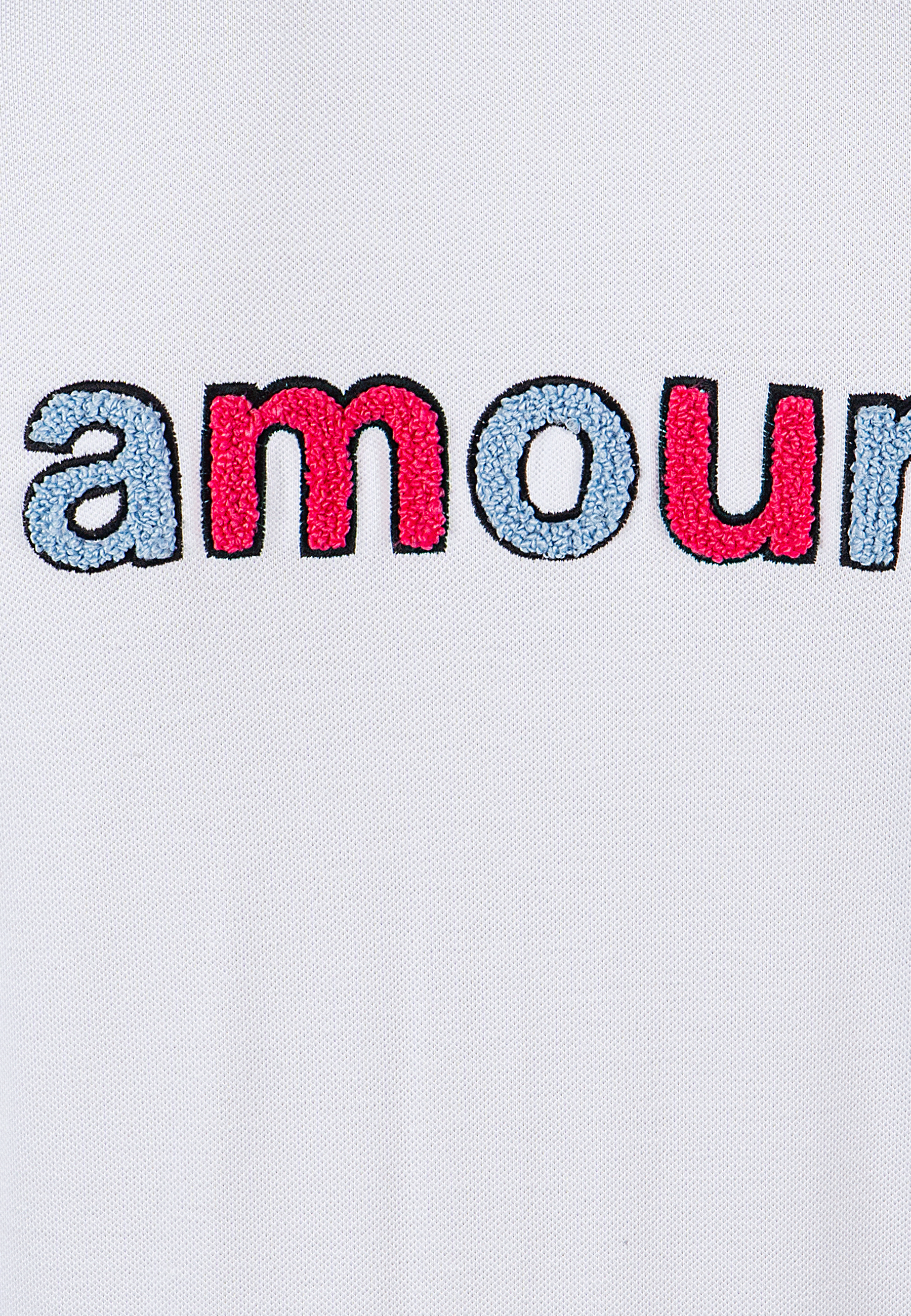 polo 1/2 sleeve  AMOUR BLANC