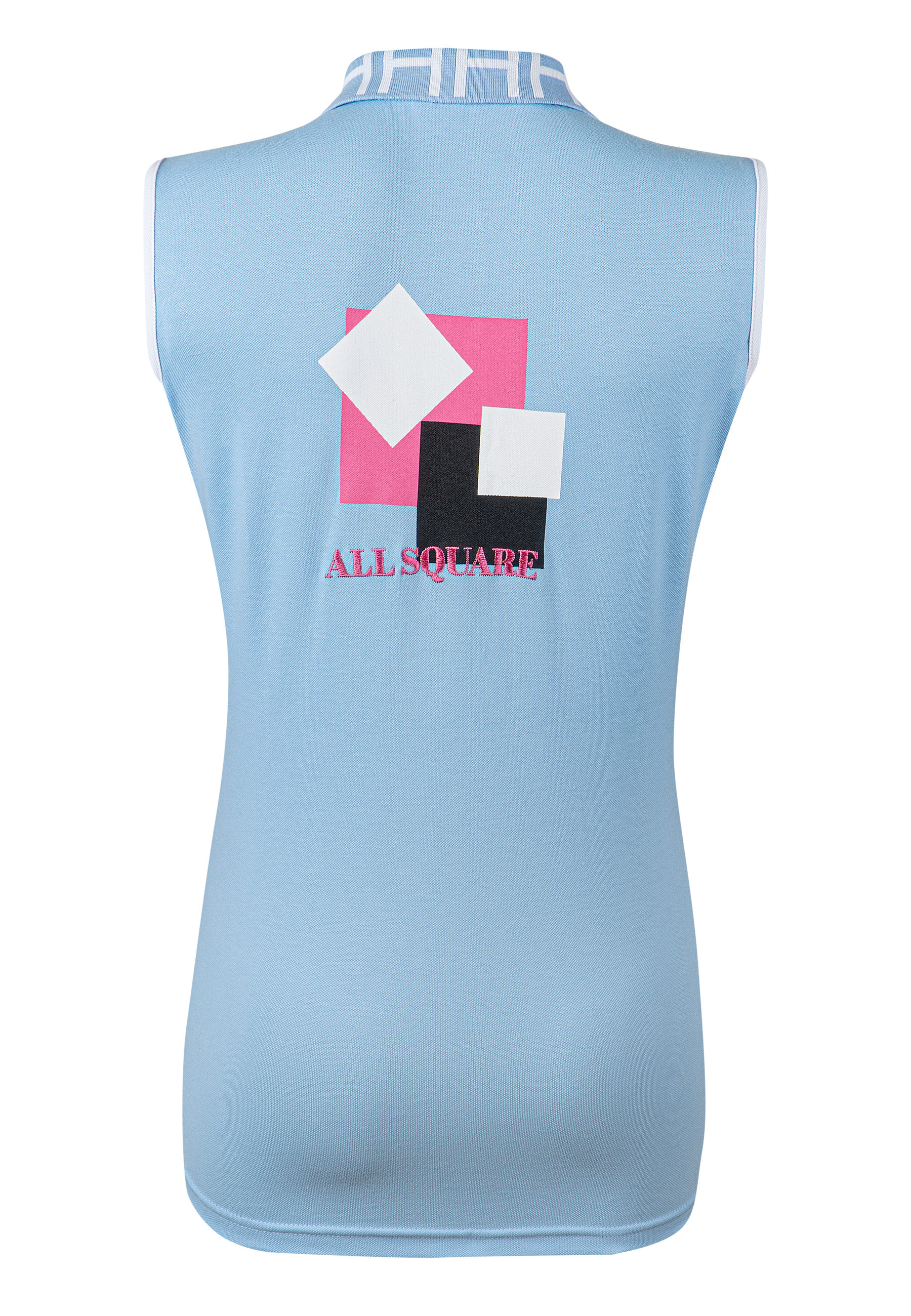 sleeveless polo ALL SQUARE