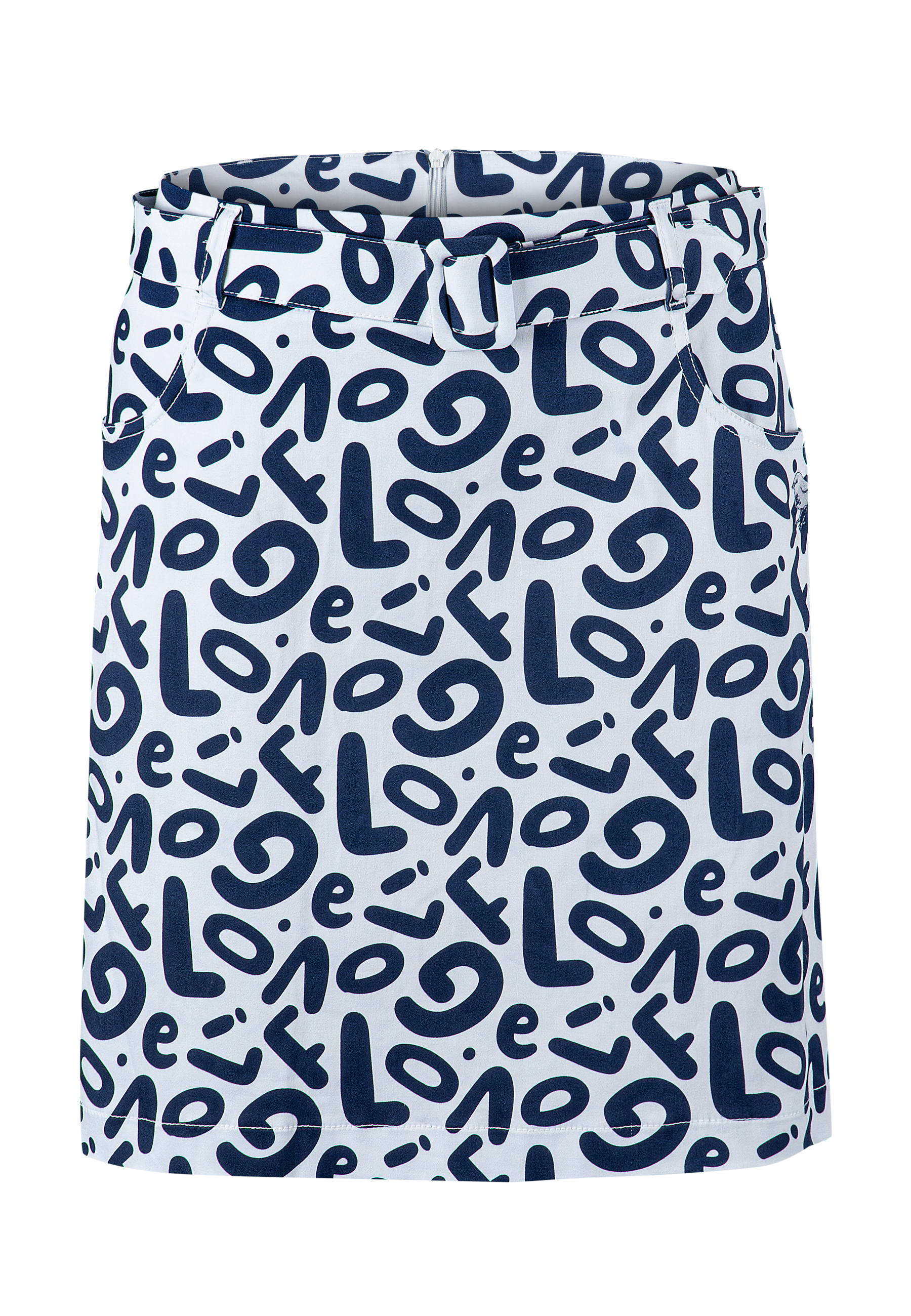 ROMY golf skort CRAZY GAME NAVY