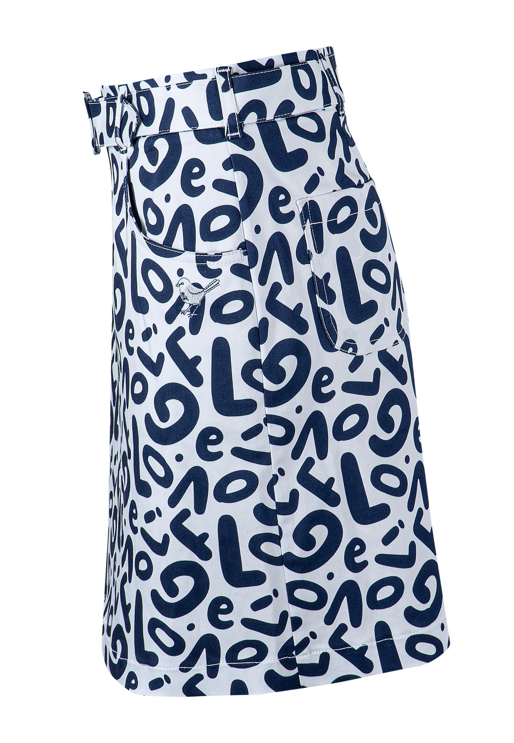 ROMY golf skort CRAZY GAME NAVY