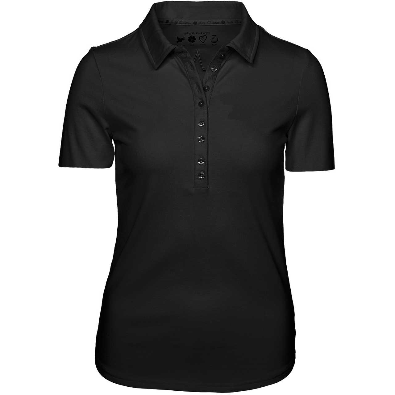 girls golf polo 'basic STAR
SOPHY' (black)