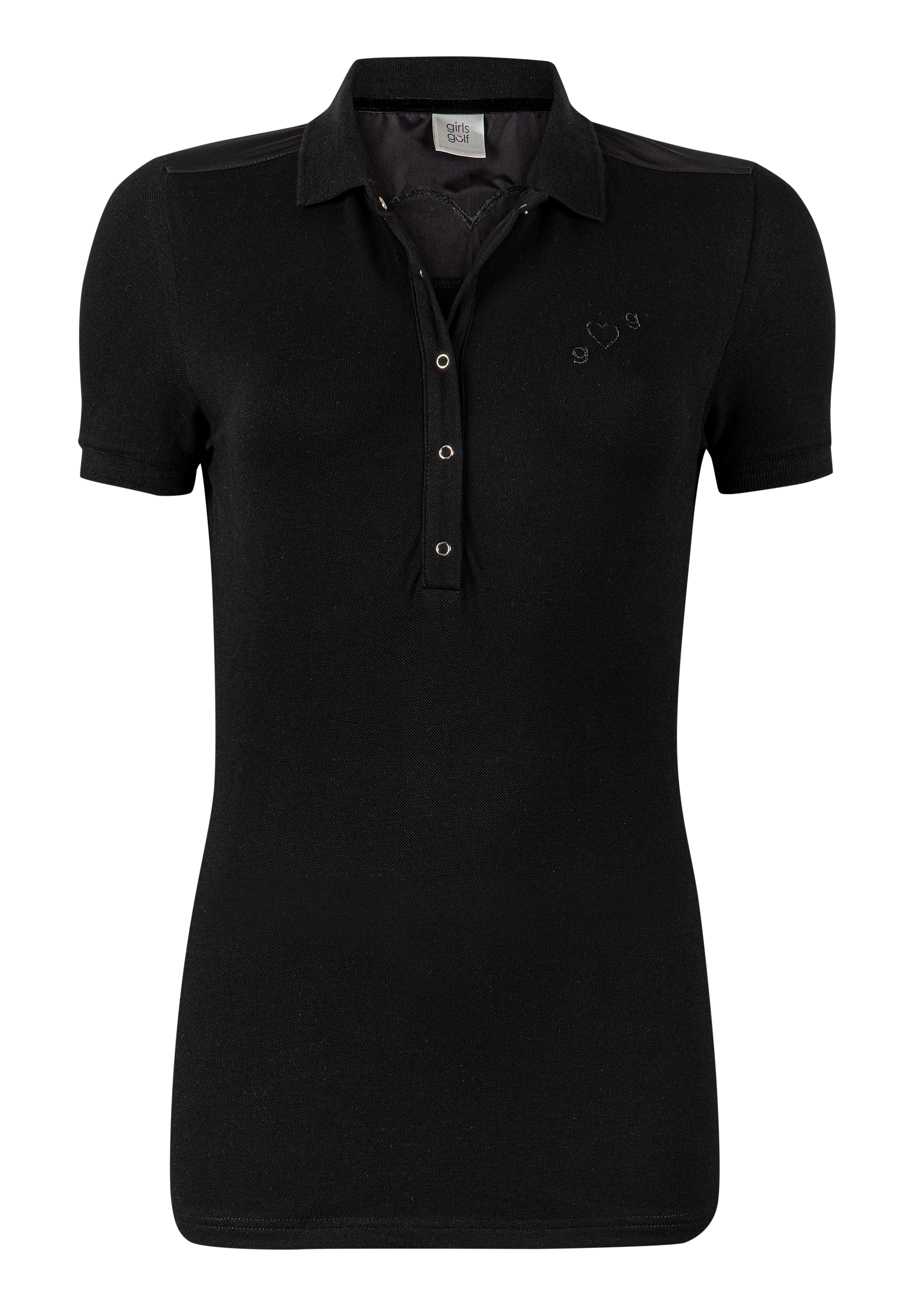 polo 1/2 sleeve BLACK LOVE