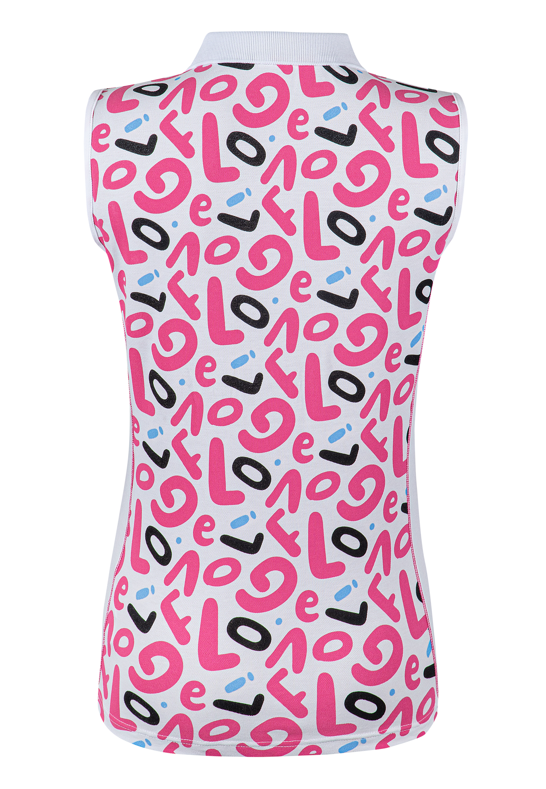 sleeveless polo CRAZY GAME PINK