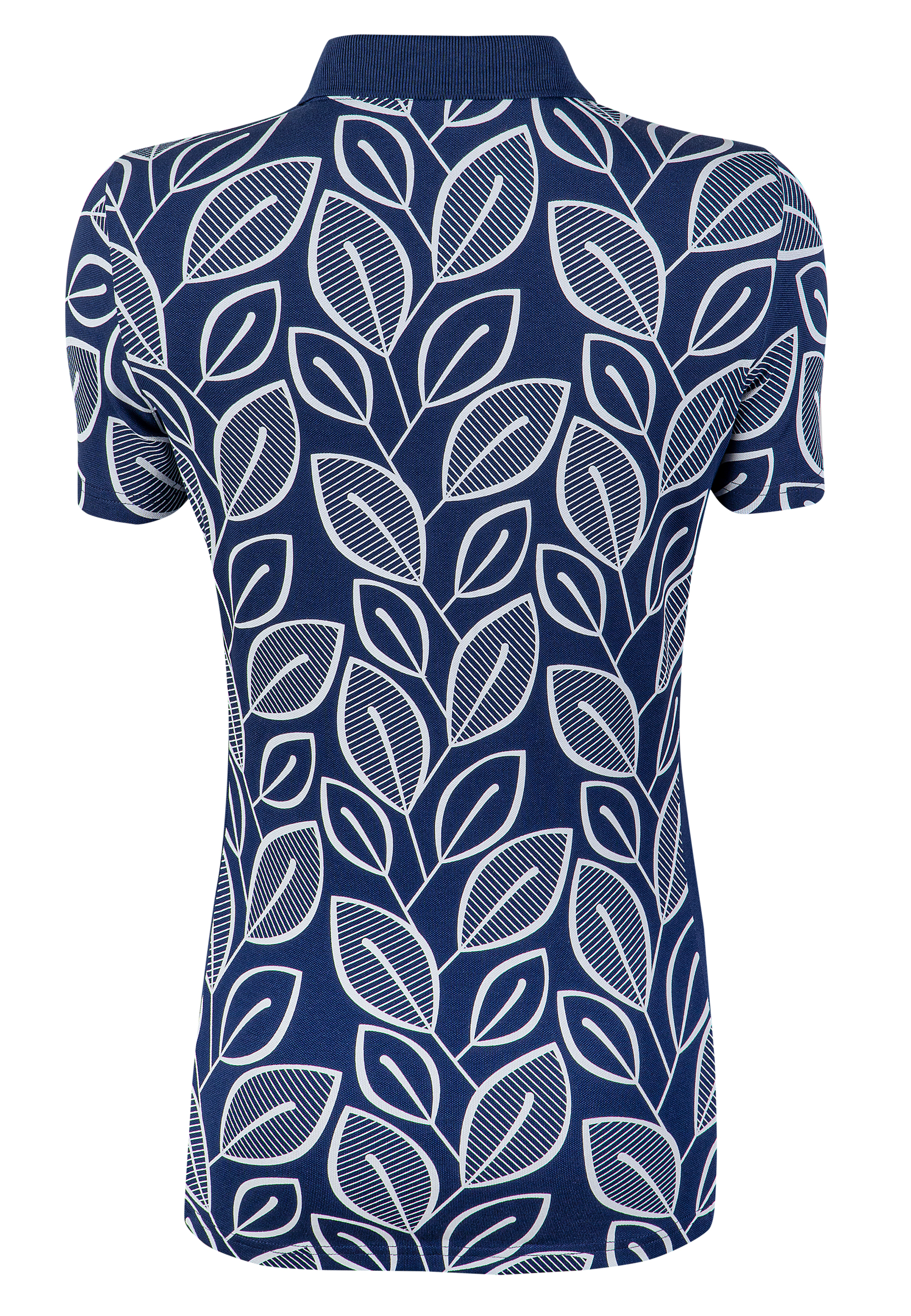 polo 1/2 sleeve NAVY LEAVES