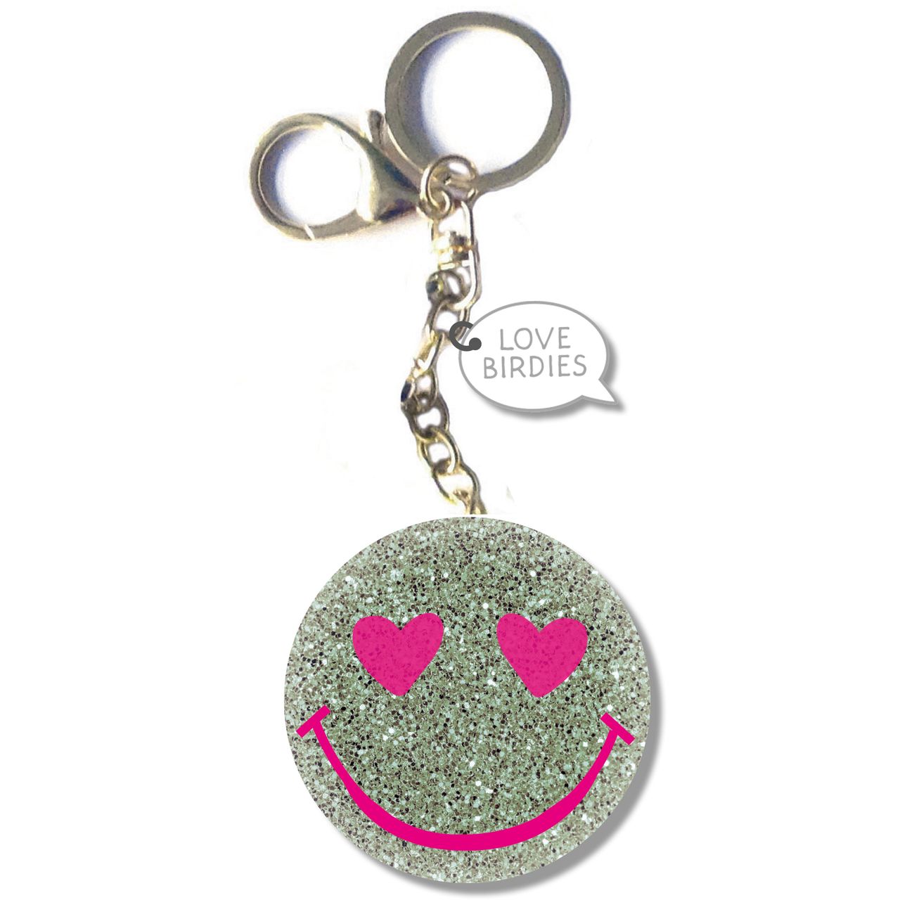 girls golf acc 'SILVER SMILEY' (silver)