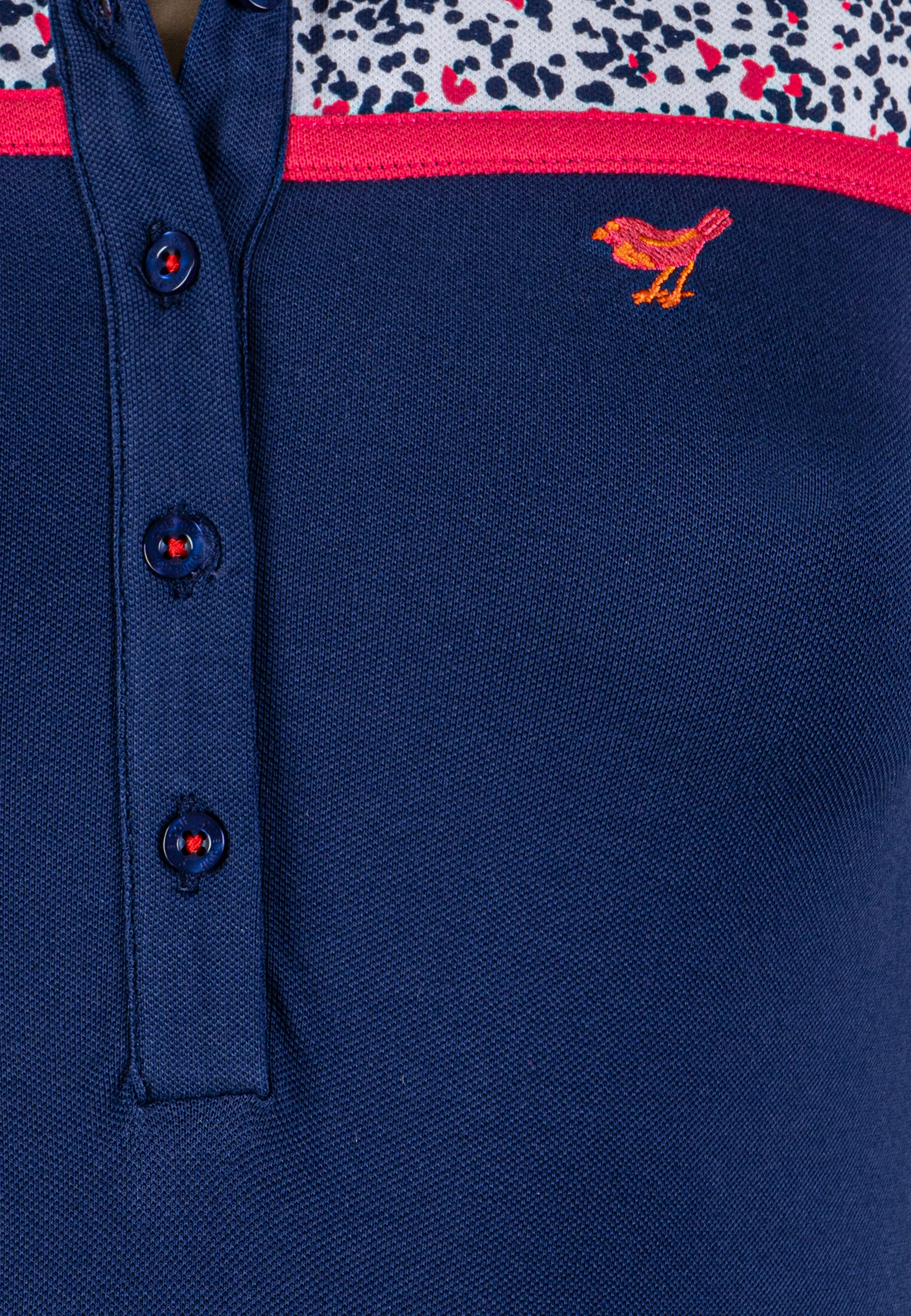 polo 1/2 sleeve TOUT VA BIEN BLEU