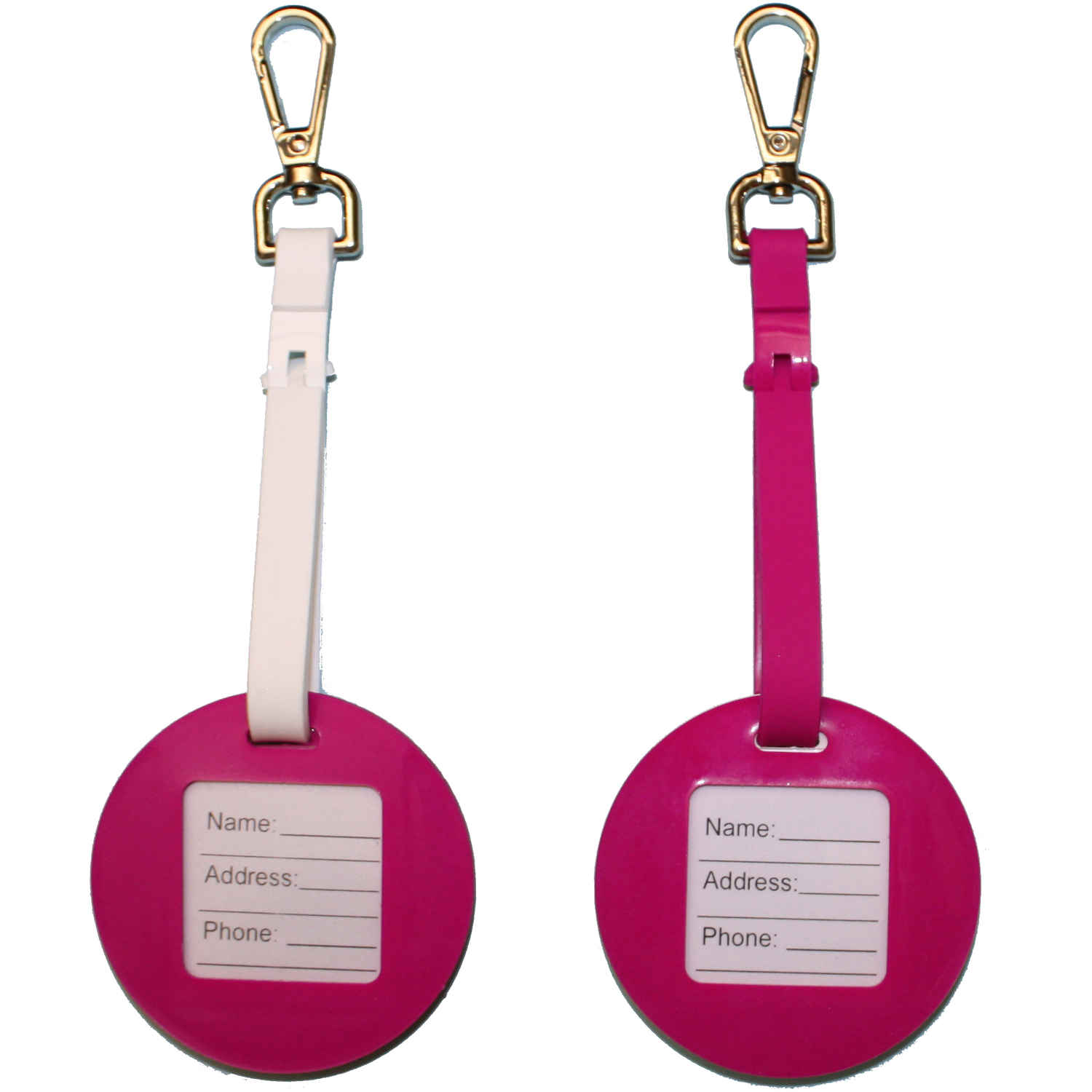 girls golf set of 2 bag tags
