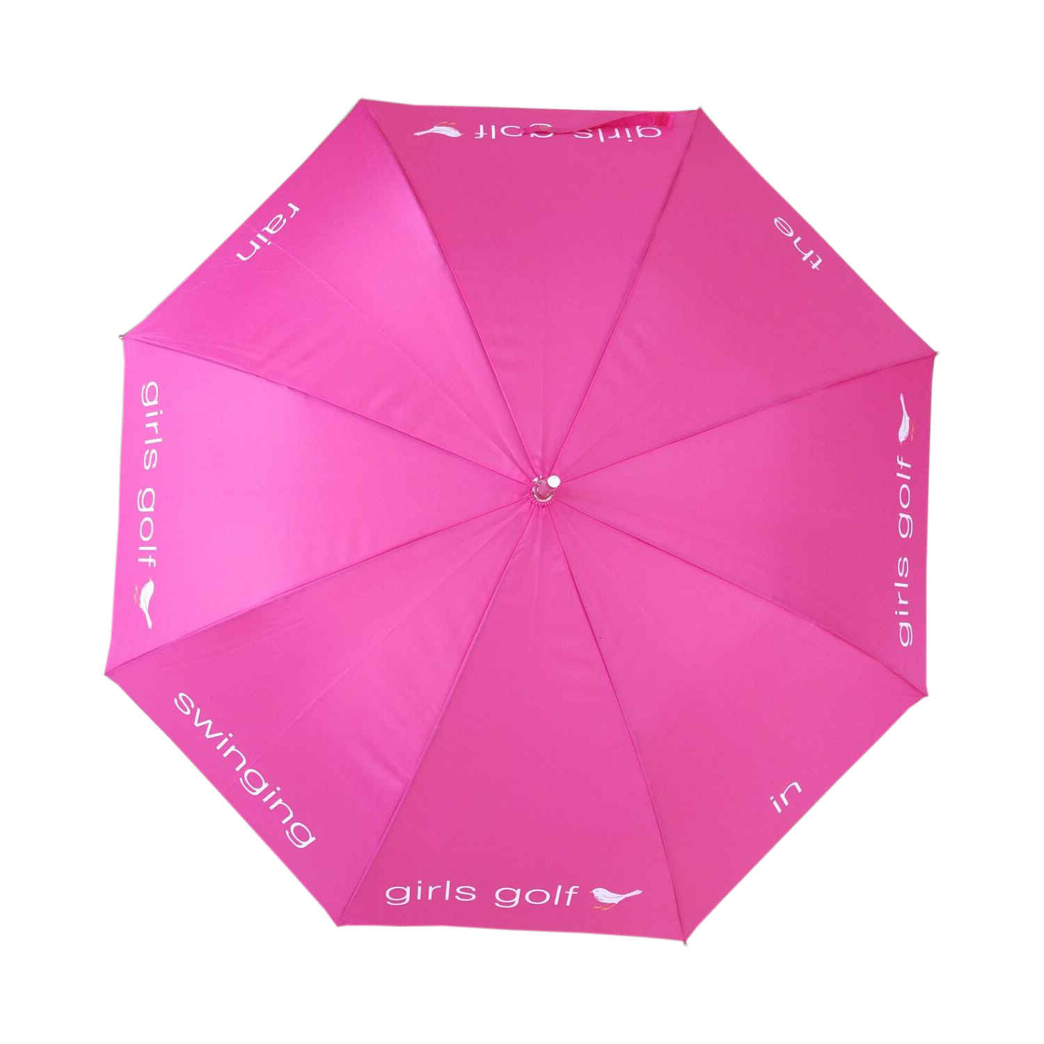 girls golf Regenschirm 'swinging in the rain'